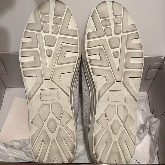 Aldo Crochito White Mid-Top Sneakers - worn once - Picture 12 of 14
